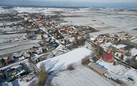 Gmina z lotu ptaka - ZIMA 15