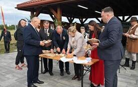 Delegacja z  Gminy Wilkowice 1