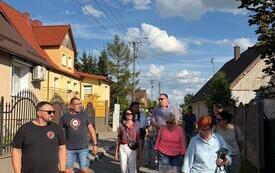 Delegacja z  Gminy Wilkowice 13
