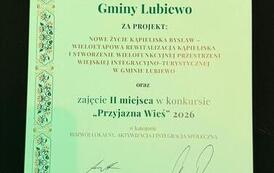 II MIEJSCE W KONKURSIE "PRZYJAZNA WIEŚ" 3