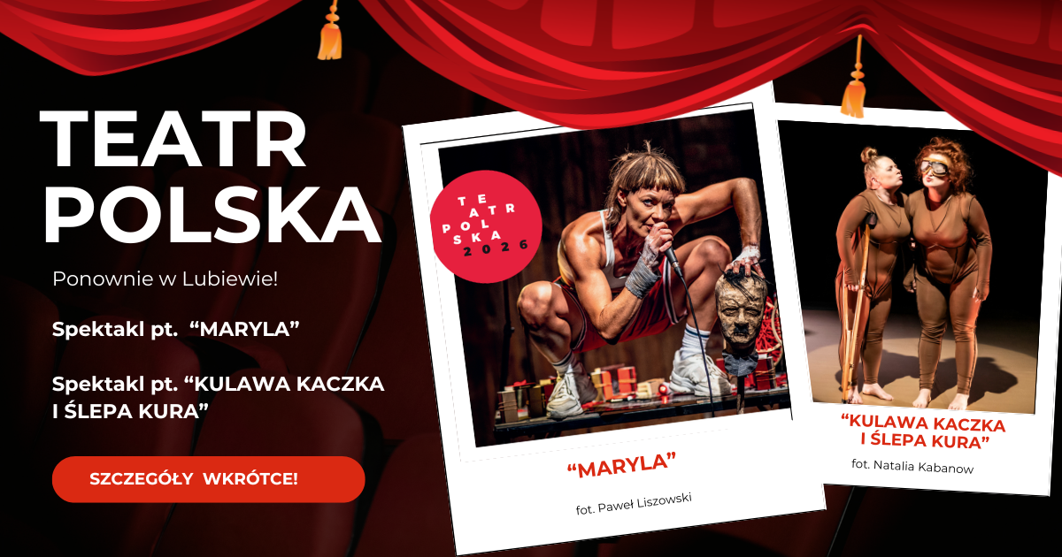 Zdjęcie do Spektakl pt. "Kulawa kaczka i ślepa kura" - program Teatr Polska w Lubiewie