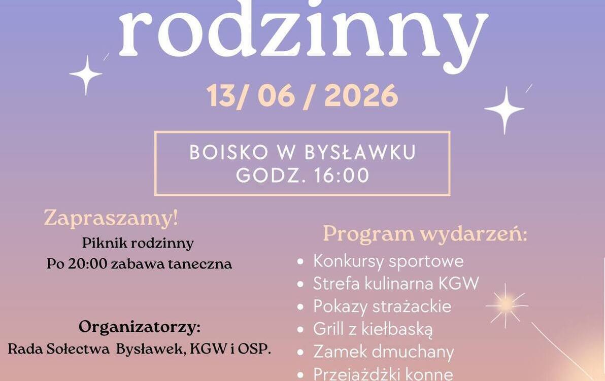 Zdjęcie do Sołecki Piknik w Bysławku