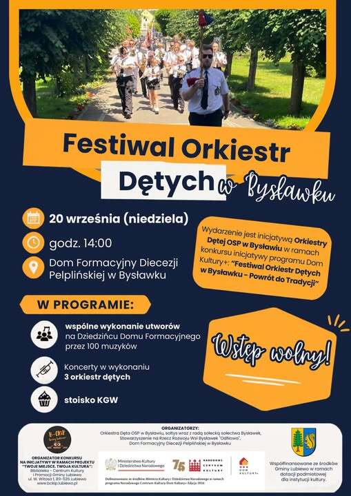 Zdjęcie do  Festiwal Orkiestr Dętych w Bysławku - Powr&oacute;t do Tradycji