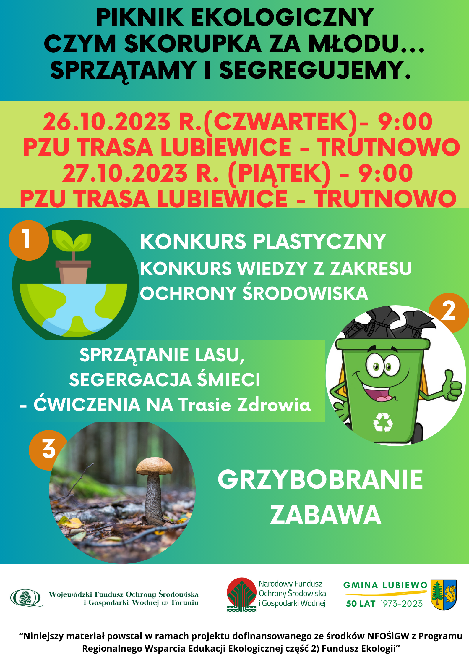 Plakat Piknik ekologiczny &ldquo;czym skorupka za młodu&rdquo;