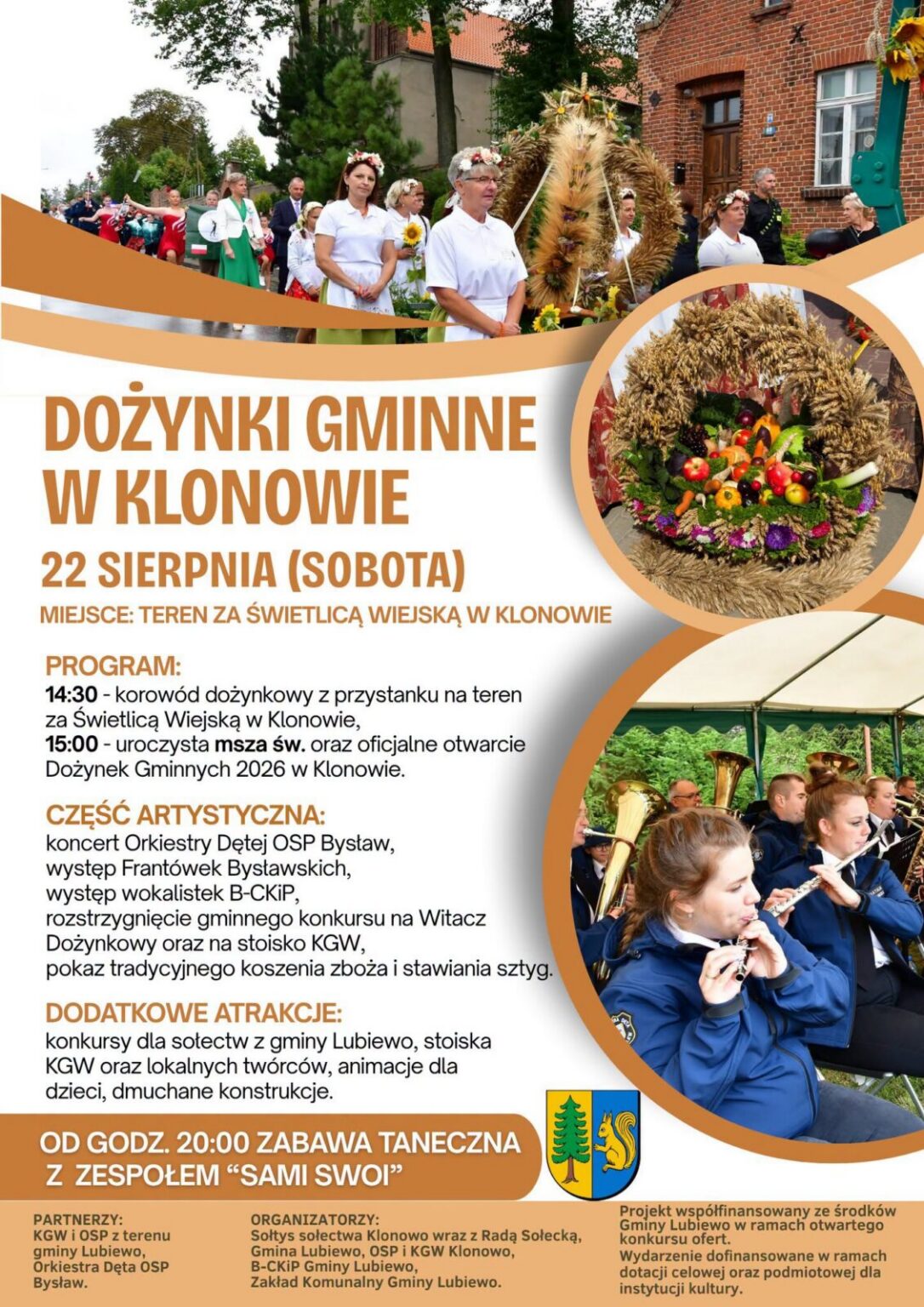 Dożynki Gminne w&nbsp;Klonowie 2026