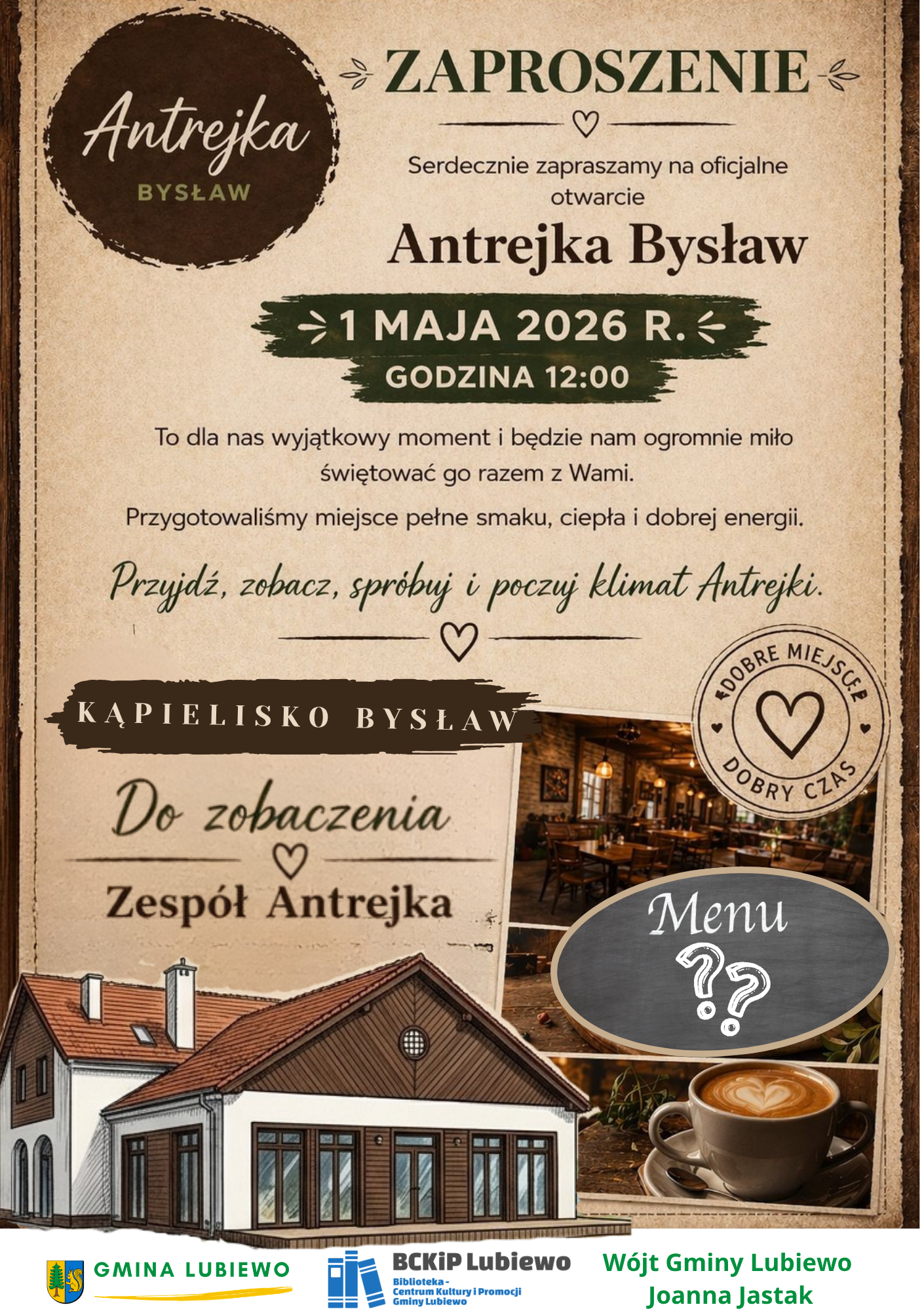 Antrejka Bysław - wielkie otwarcie