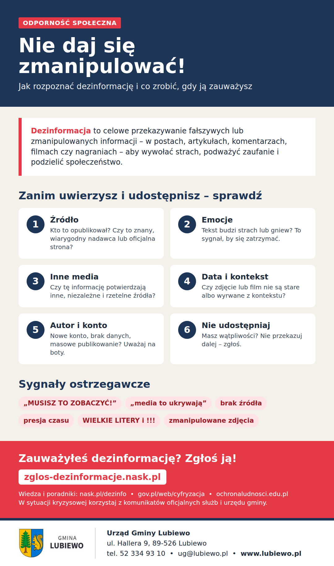 Inografika - dezinformacja
