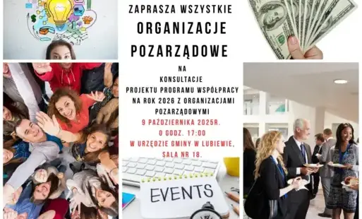 Zdjęcie do Projekt programu wsp&oacute;łpracy na rok 2026 z organizacjami pozarządowymi