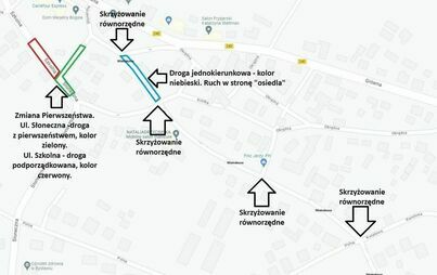 Zdjęcie do Zmiana organizacji ruchu w Bysławiu w związku z rozbudową ul. Polnej, ul. Wiatrakowej i przebudową ul. Kr&oacute;tkiej