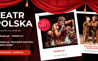 Zdjęcie do Spektakl pt. "Kulawa kaczka i ślepa kura" - program Teatr Polska w Lubiewie