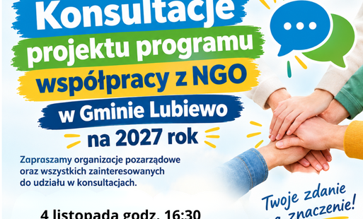 Zdjęcie do Konsultacje Programu wsp&oacute;łpracy z organizacji pozarządowymi na rok 2027 
