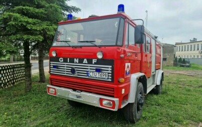 Zdjęcie do W&oacute;jt Gminy Lubiewo ogłasza sprzedaż samochodu pożarniczego marki GINAF / 4X4 F160