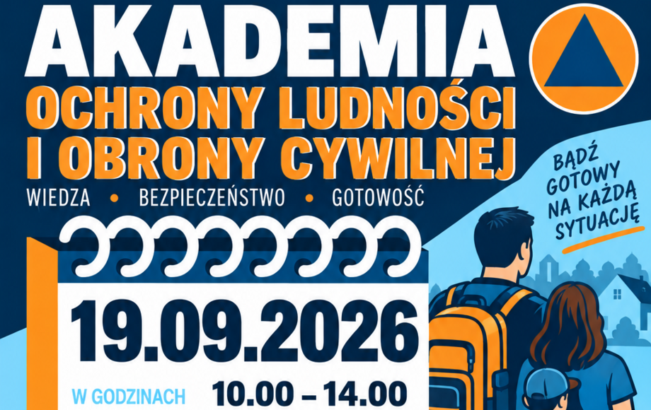 Akademia OLiOC w Lubiewie 19.09.2026 – punkt przy Targowisku ul. Hallera w godz. 10.00-14.00